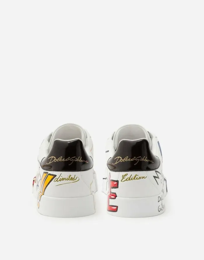Dolce and Gabbana Sneakers Men New DGLimited Portofino Sneakers White Dolce and Gabbana Sneakers Men New DGLimited Portofino Sneakers White