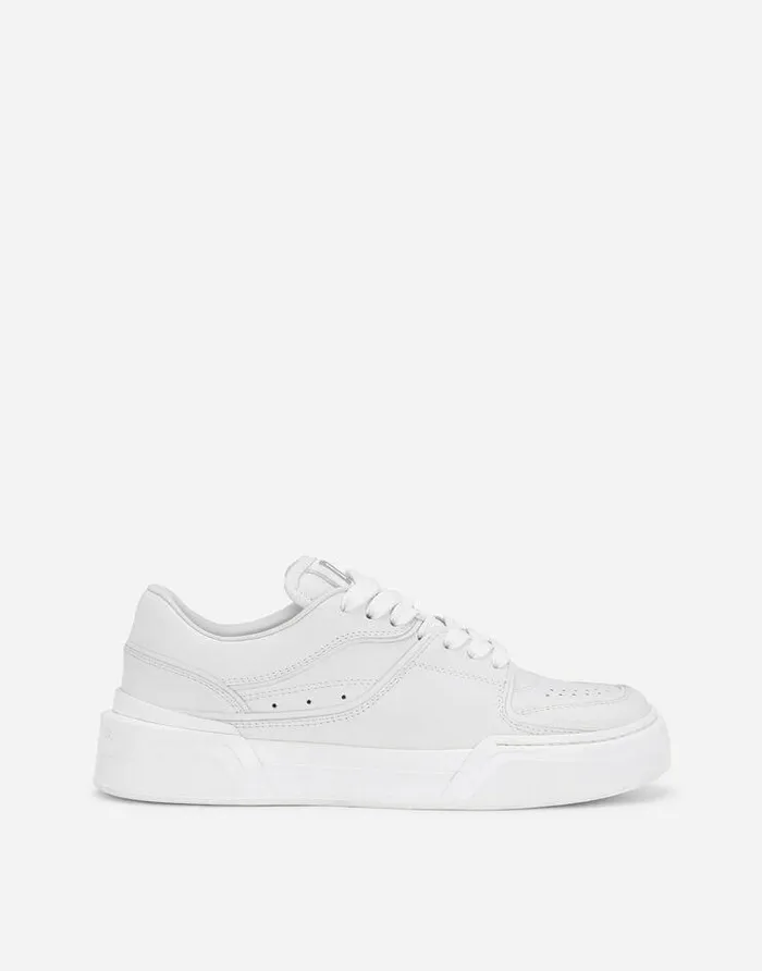 Dolce and Gabbana Sneakers Women Calfskin New Roma Sneakers White