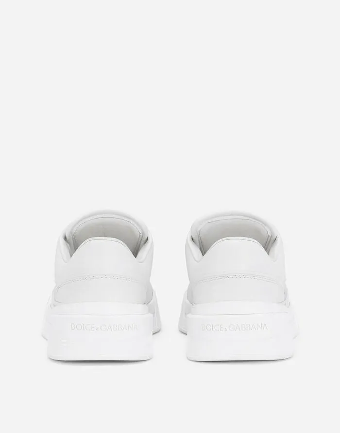 Dolce and Gabbana Sneakers Women Calfskin New Roma Sneakers White