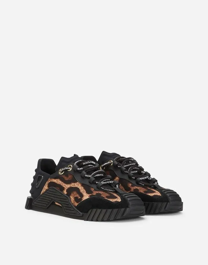Dolce and Gabbana Sneakers Women Leopardprint Cotton NS1 Slipon Sneakers Multicolor Dolce and Gabbana Sneakers Women Leopardprint Cotton NS1 Slipon Sneakers Multicolor