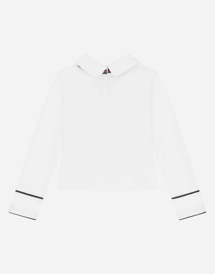 Dolce and Gabbana TShirts And Sweatshirts Children Jersey Tshirt With Bow Print White Dolce and Gabbana TShirts And Sweatshirts Children Jersey Tshirt With Bow Print White