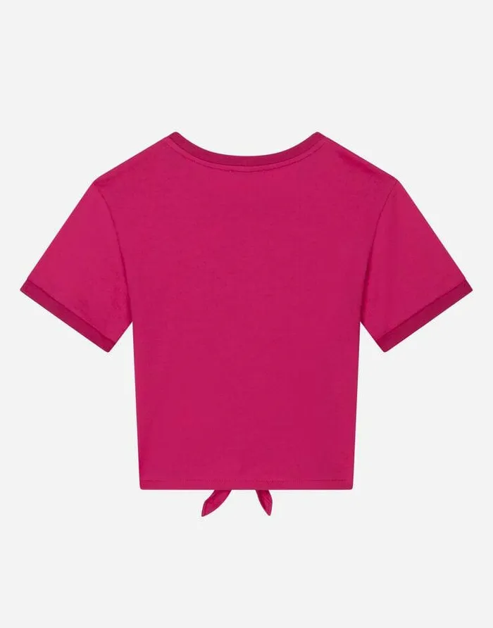 Dolce and Gabbana TShirts And Sweatshirts Children Jersey Tshirt With Metal DG Logo Fuchsia Dolce and Gabbana TShirts And Sweatshirts Children Jersey Tshirt With Metal DG Logo Fuchsia
