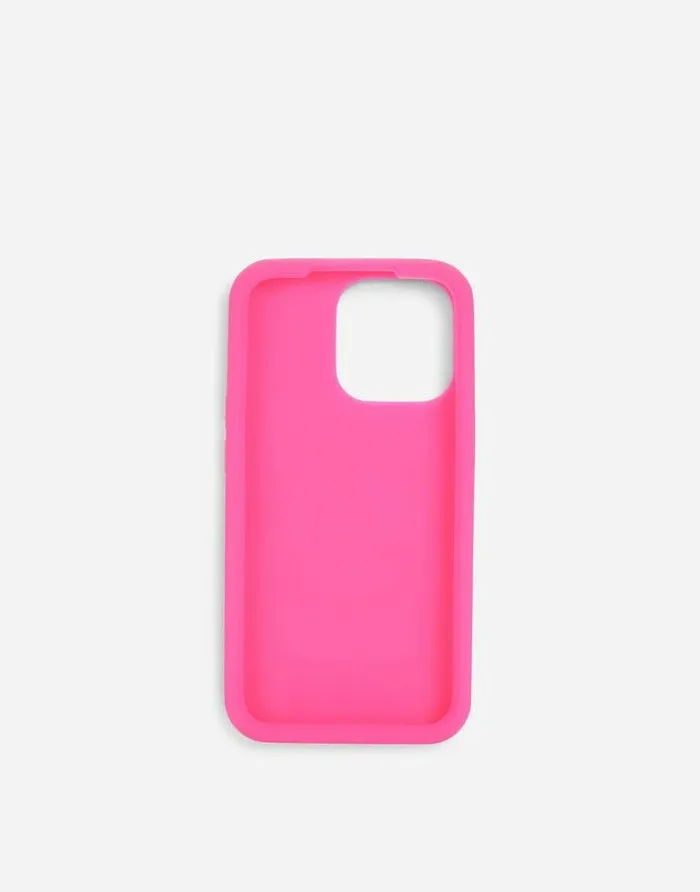 Dolce and Gabbana Technology Women Branded Rubber IPhone 13 Pro Cover Fuchsia Dolce and Gabbana Technology Women Branded Rubber IPhone 13 Pro Cover Fuchsia