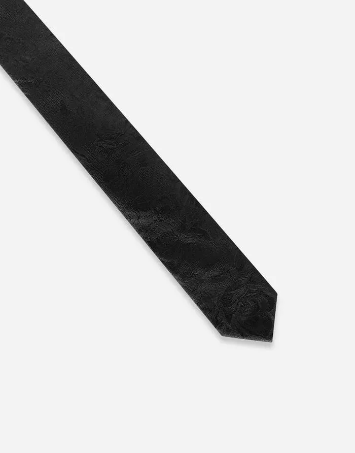 Dolce and Gabbana Ties And Pocket Squares Men 6 Cm Tiedesign Silk Jacquard Blade Tie Black Dolce and Gabbana Ties And Pocket Squares Men 6 Cm Tiedesign Silk Jacquard Blade Tie Black