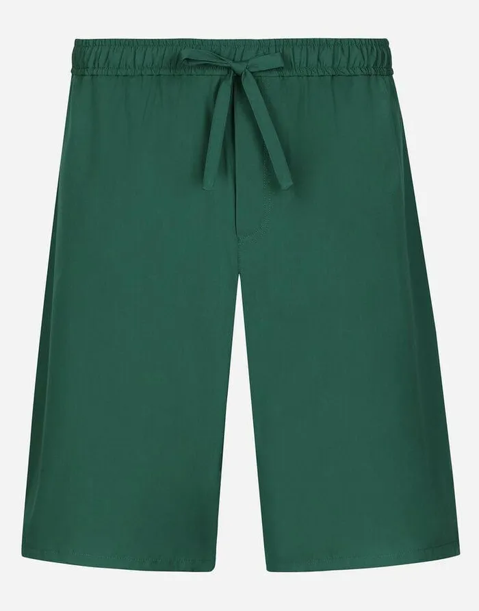 Dolce and Gabbana Trousers And Shorts Men Cotton Jogging Shorts With Logo Tag Multicolor Dolce and Gabbana Trousers And Shorts Men Cotton Jogging Shorts With Logo Tag Multicolor