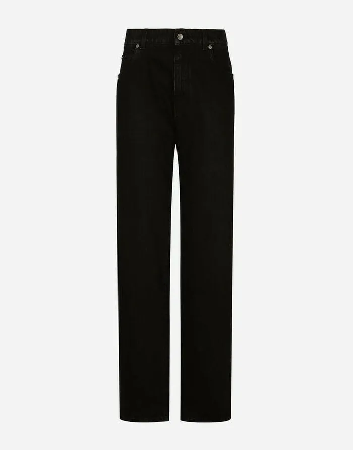 Dolce and Gabbana Trousers And Shorts Women KIM DOLCEandGABBANA Flared Deep Blue Denim Jeans Multicolor