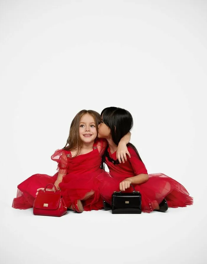 Dolce and Gabbana Trousers And Skirts Children Multilayered Tulle Midi Skirt With Branded Elastic Red Dolce and Gabbana Trousers And Skirts Children Multilayered Tulle Midi Skirt With Branded Elastic Red