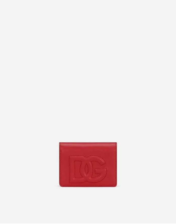Dolce and Gabbana Wallets And Small Leather Goods Women DG Logo Continental Wallet Red