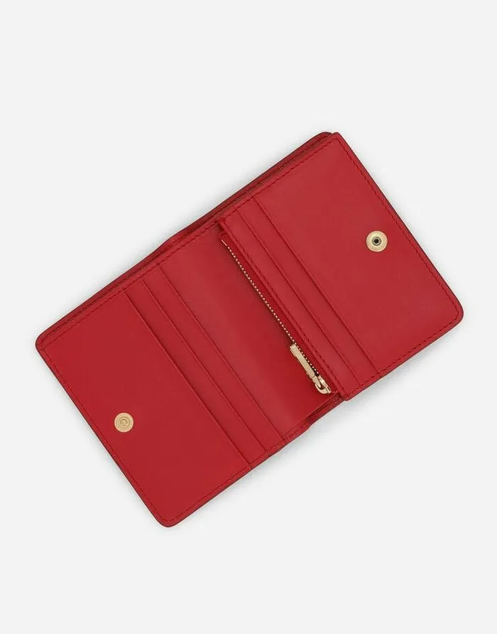 Dolce and Gabbana Wallets And Small Leather Goods Women DG Logo Continental Wallet Red Dolce and Gabbana Wallets And Small Leather Goods Women DG Logo Continental Wallet Red