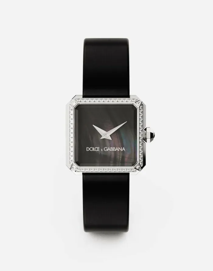 Dolce and Gabbana WatchesandStraps Women Sofia Steel Watch With Colorless Diamonds Black Dolce and Gabbana WatchesandStraps Women Sofia Steel Watch With Colorless Diamonds Black