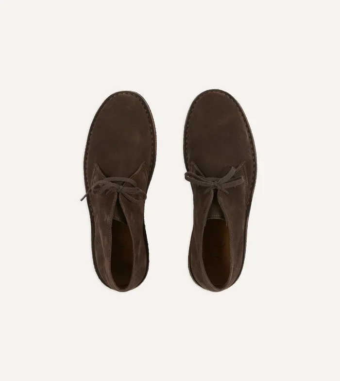 Drake039s Clifford Desert Boot Dark Brown Suede 8211 Footwear
