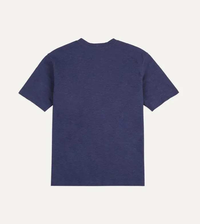 Drake039s Dark Indigo Flam Cotton Crew Neck Hiking TShirt 8211 Clothing