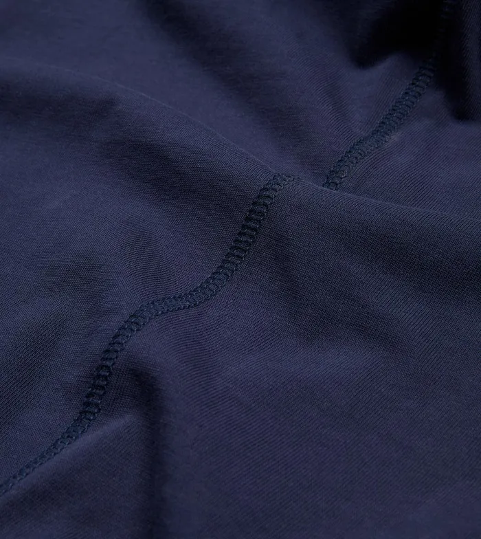 Drake039s Navy Cotton Crew Neck Hiking TShirt 8211 Clothing