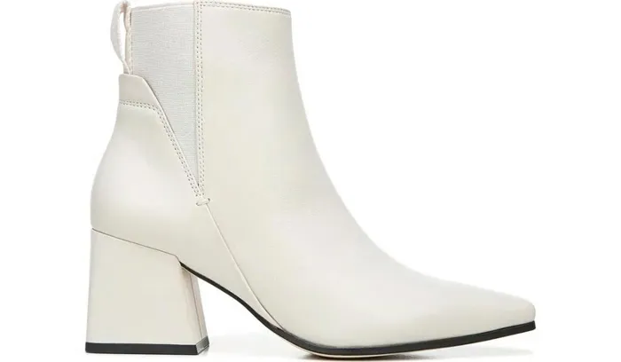 Dress Boots Women Franco Sarto Sarto Brynn Block Heel Bootie Putty Leather