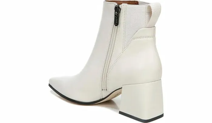 Dress Boots Women Franco Sarto Sarto Brynn Block Heel Bootie Putty Leather