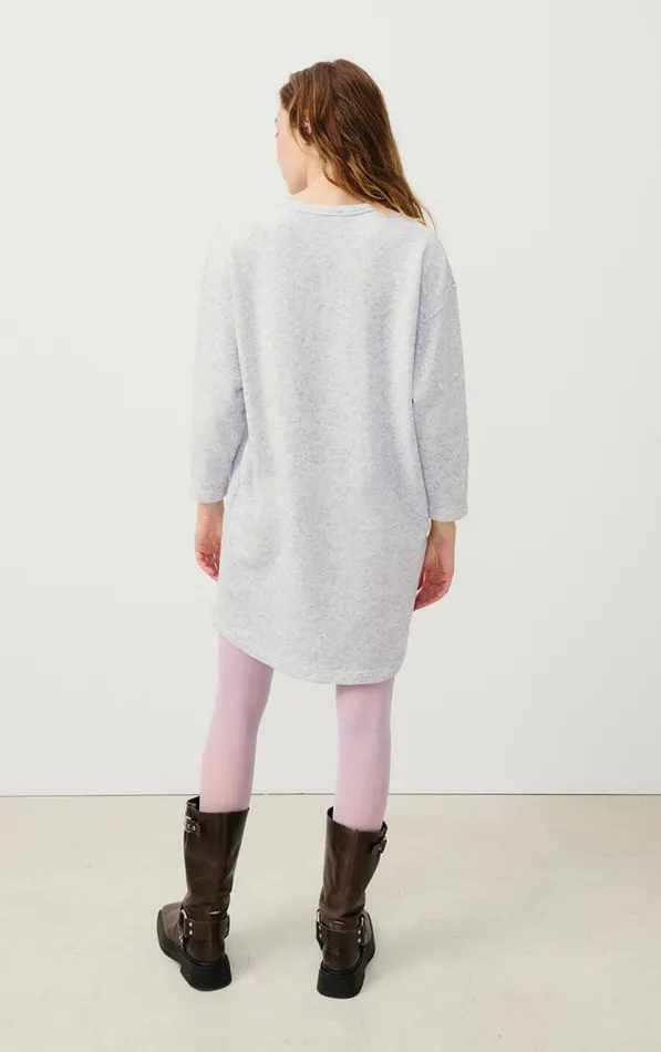 Dress Evona Melange Light Grey Women American Vintage Dresses Dress Evona Melange Light Grey Women American Vintage Dresses