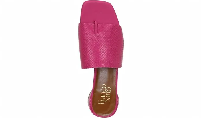 Dress Mules Women Franco Sarto Franco Loran Sandal Fuchsia Leather