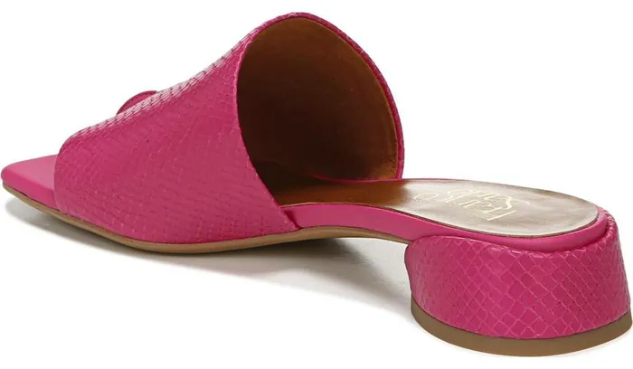 Dress Mules Women Franco Sarto Franco Loran Sandal Fuchsia Leather