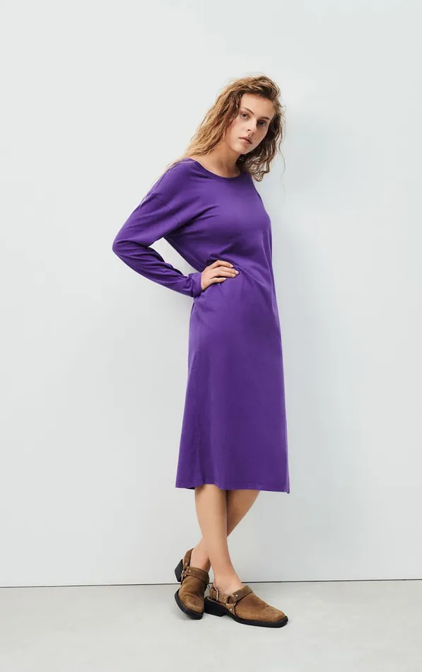 Dress Vupaville Eggplant Women American Vintage Dresses