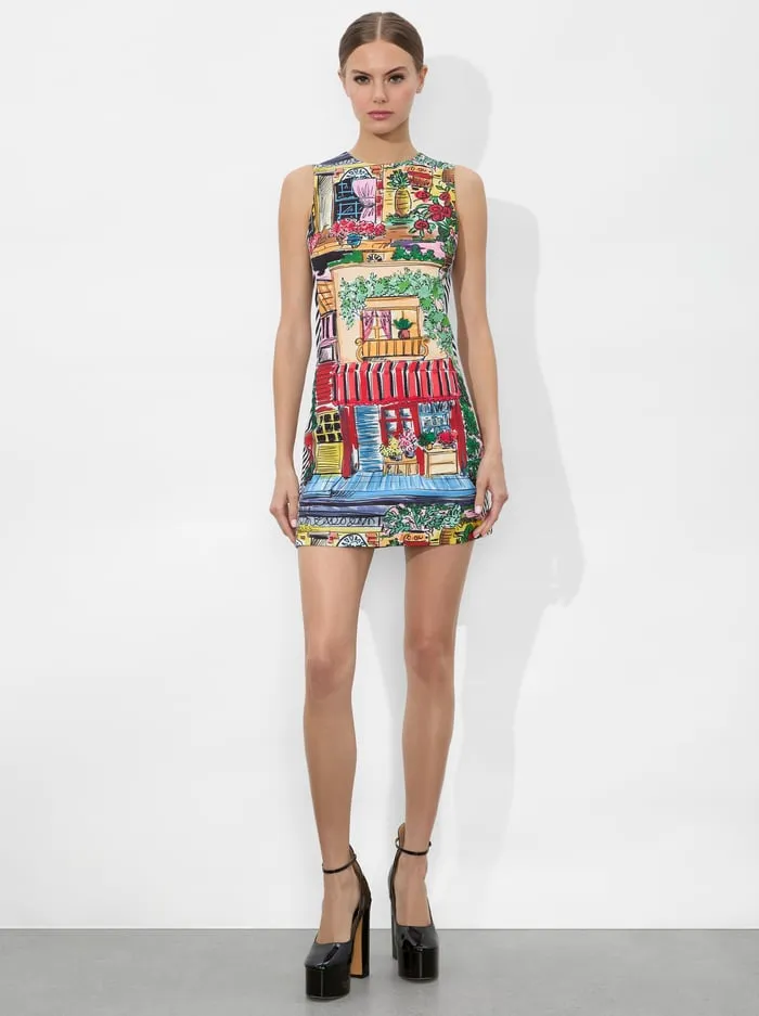 Dresses Women Alice Olivia Coley Mini Dress Vacation Dreams
