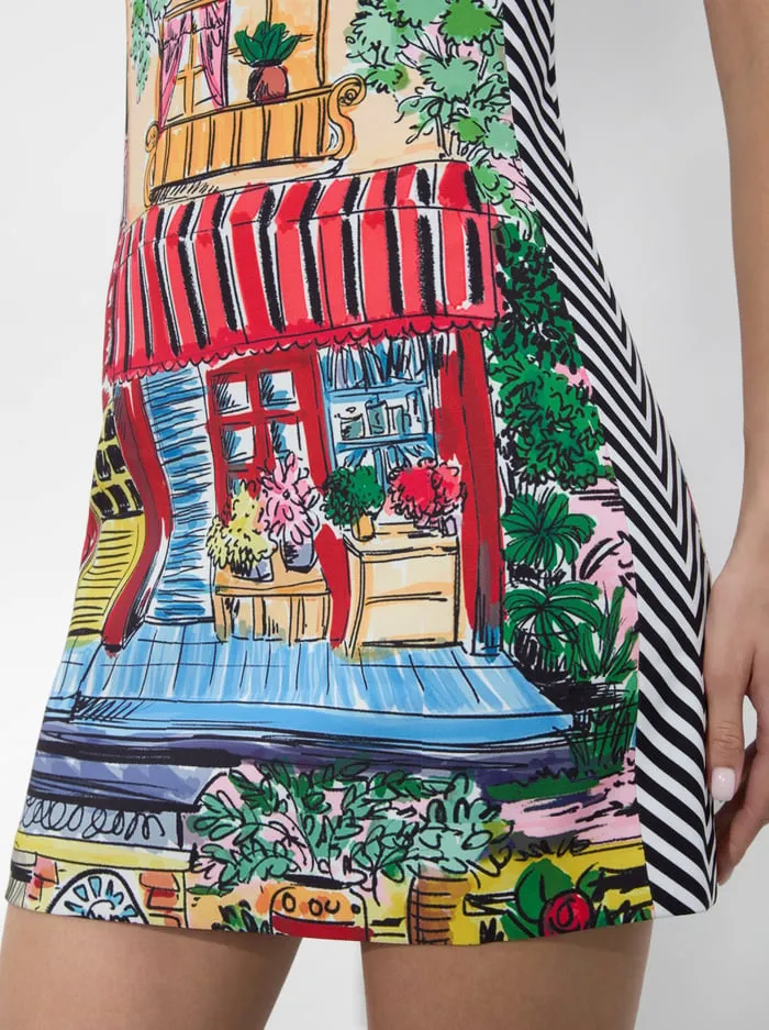 Dresses Women Alice Olivia Coley Mini Dress Vacation Dreams