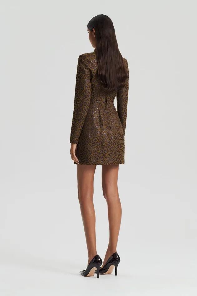 Dresses Women Scanlan Theodore OCELOT TAILORED DRESS Moro