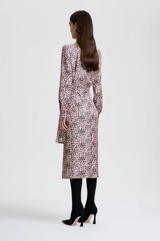 Dresses Women Scanlan Theodore SILK FLORAL WRAP DRESS Pinkblack Dresses Women Scanlan Theodore SILK FLORAL WRAP DRESS Pinkblack