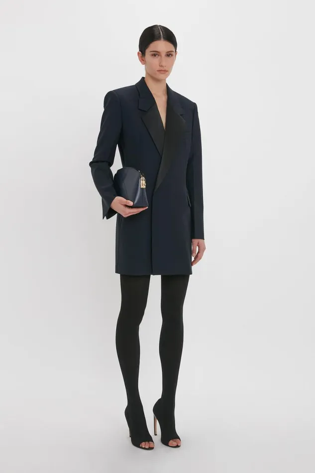 Dresses Women Victoria Beckham Exclusive Fold Shoulder Detail Dress In Midnight