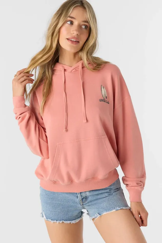 DRIFT HOODED FLEECE PULLOVER Canyon Clay Women O039NEILL Collections
