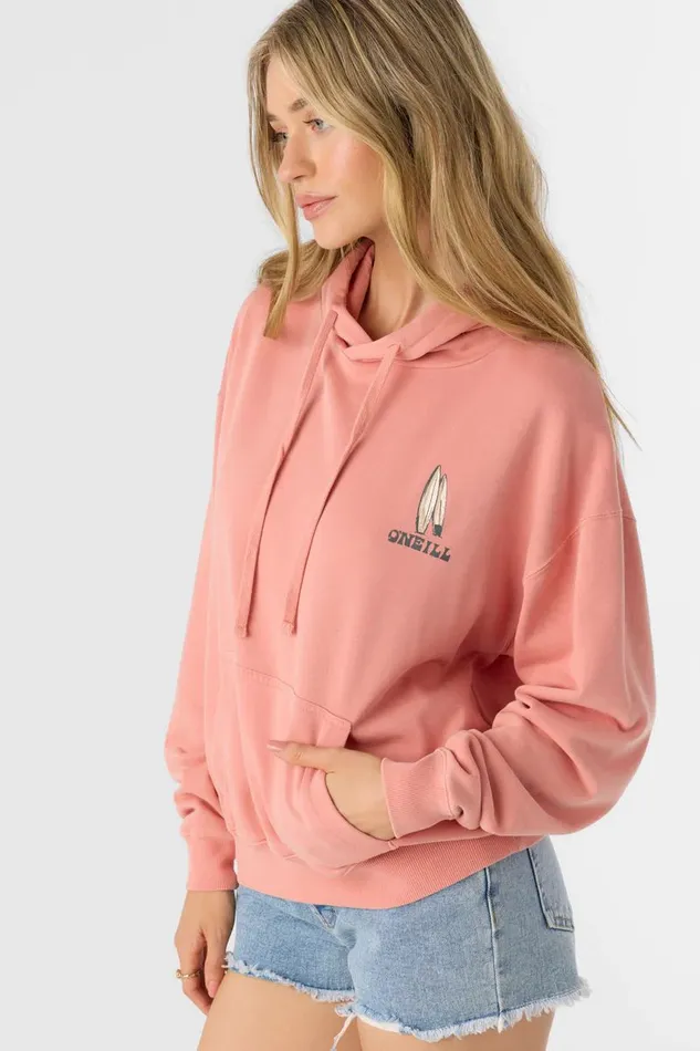 DRIFT HOODED FLEECE PULLOVER Canyon Clay Women O039NEILL Collections