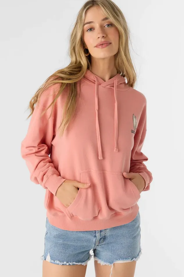 DRIFT HOODED FLEECE PULLOVER Canyon Clay Women O039NEILL Collections