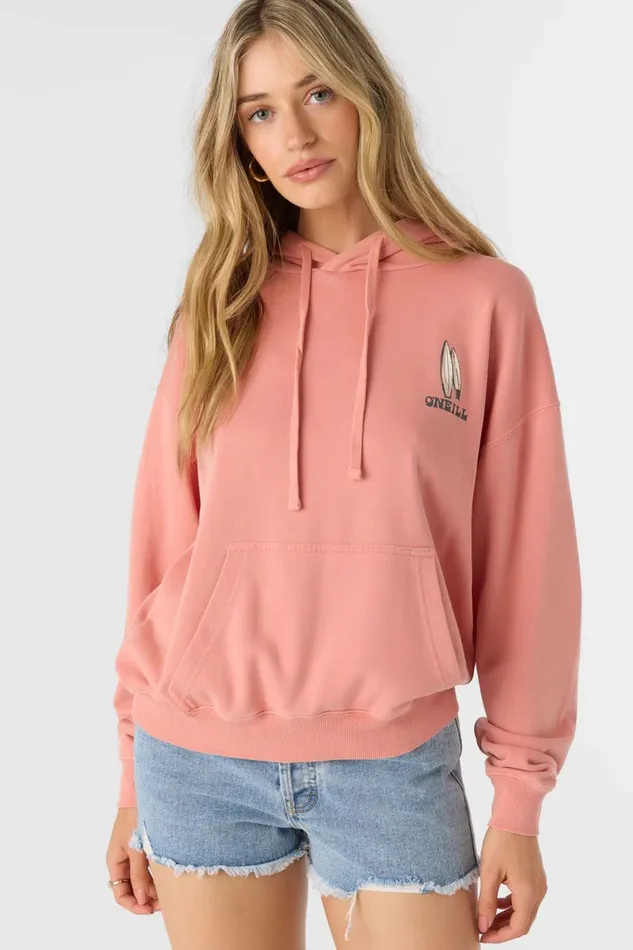 DRIFT HOODED FLEECE PULLOVER Canyon Clay Women O039NEILL Collections