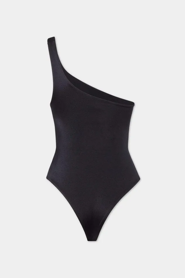Dsquared2 Beachwear Logo OnePiece Blackwhite 8211 Women