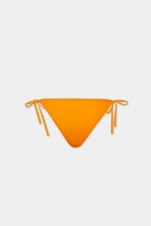 Dsquared2 Beachwear Logo SideTie Bikini Brief Mastic Beige 8211 Women