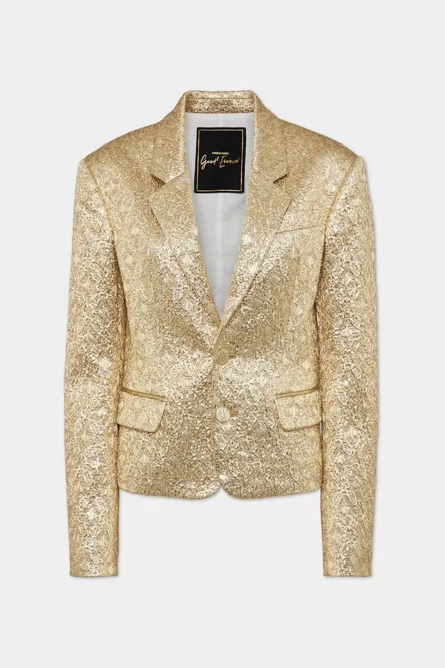 Dsquared2 CoOrds New Dean Short Jacket Gold 8211 Women