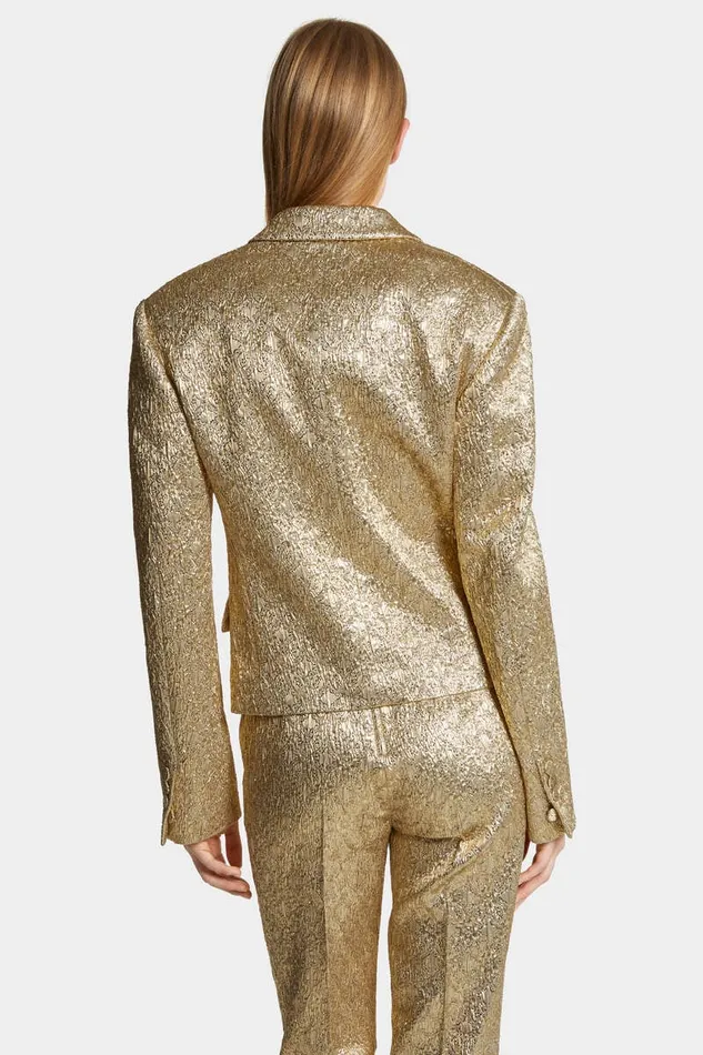 Dsquared2 CoOrds New Dean Short Jacket Gold 8211 Women