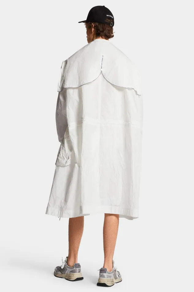 Dsquared2 Coats and Outerwear Superlight Oversized Super Big Parka White 8211 Men