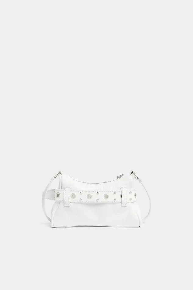 Dsquared2 Crossbody Gothic Mini Belt Bag White 8211 Women