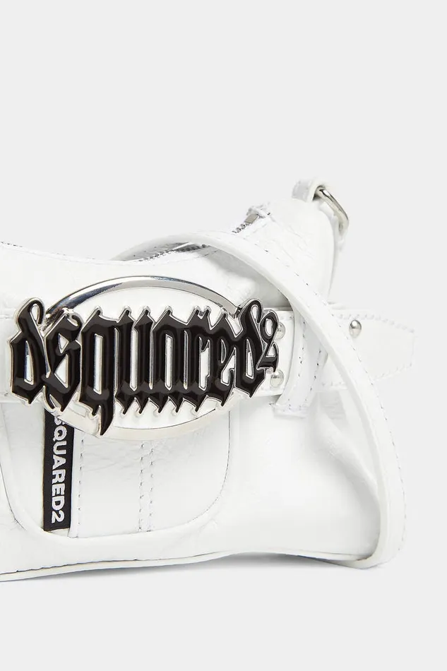 Dsquared2 Crossbody Gothic Mini Belt Bag White 8211 Women