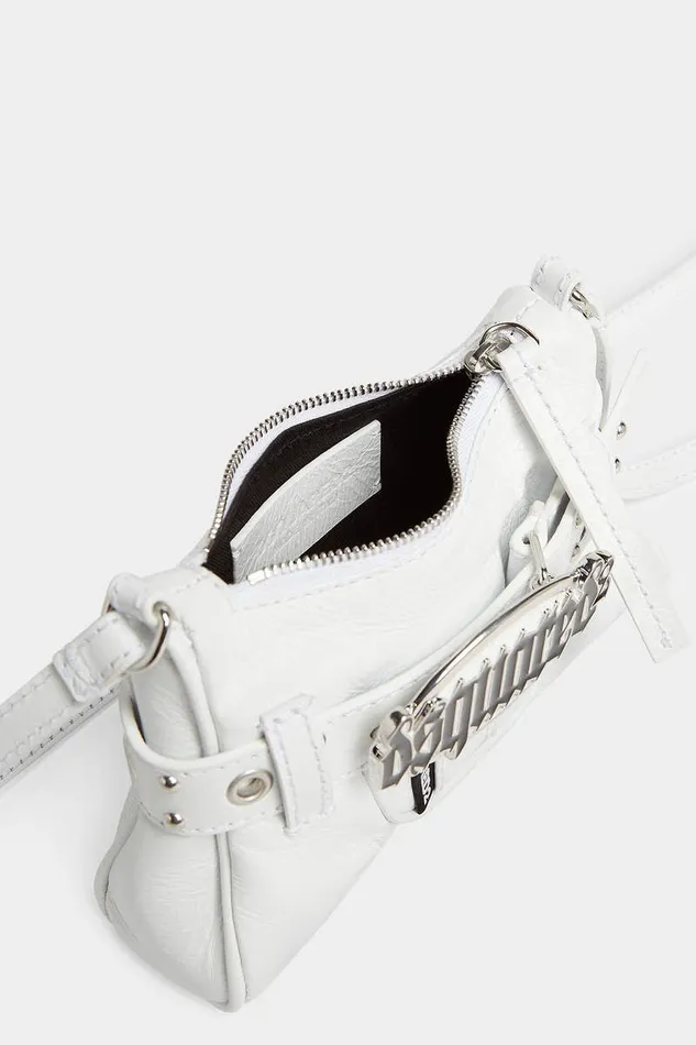 Dsquared2 Crossbody Gothic Mini Belt Bag White 8211 Women