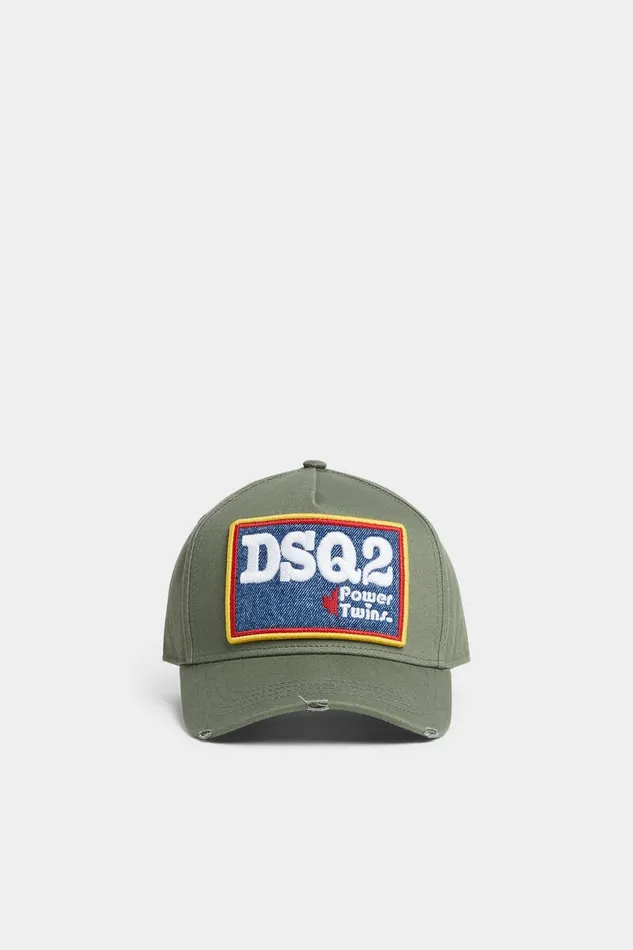 Dsquared2 Headwear Dsq2 Caten Patch Baseball Cap Military Green 8211 Men
