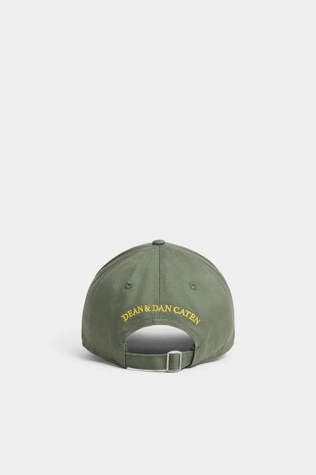 Dsquared2 Headwear Dsq2 Caten Patch Baseball Cap Military Green 8211 Men