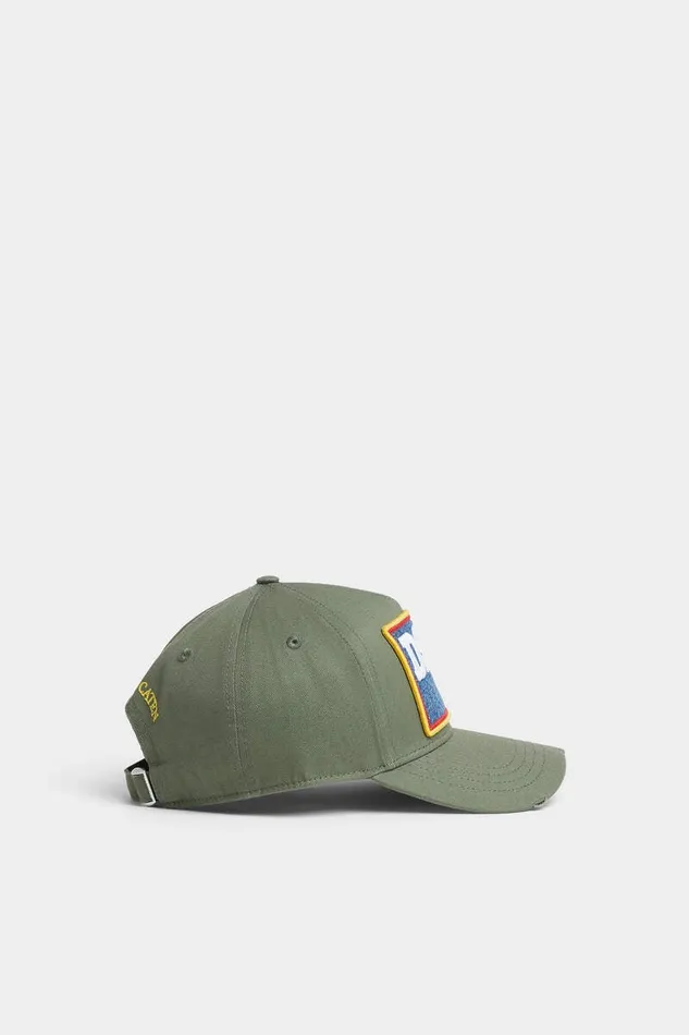Dsquared2 Headwear Dsq2 Caten Patch Baseball Cap Military Green 8211 Men