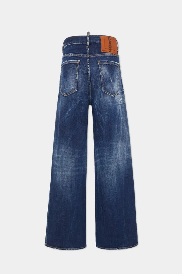 Dsquared2 Jeans Dark White Line Wash Traveller Jeans Navy 8211 Women