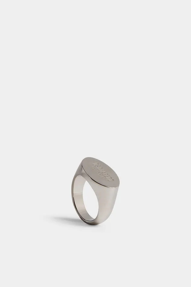Dsquared2 Jewellery D2 Tag Chain Ring Silver 8211 Men
