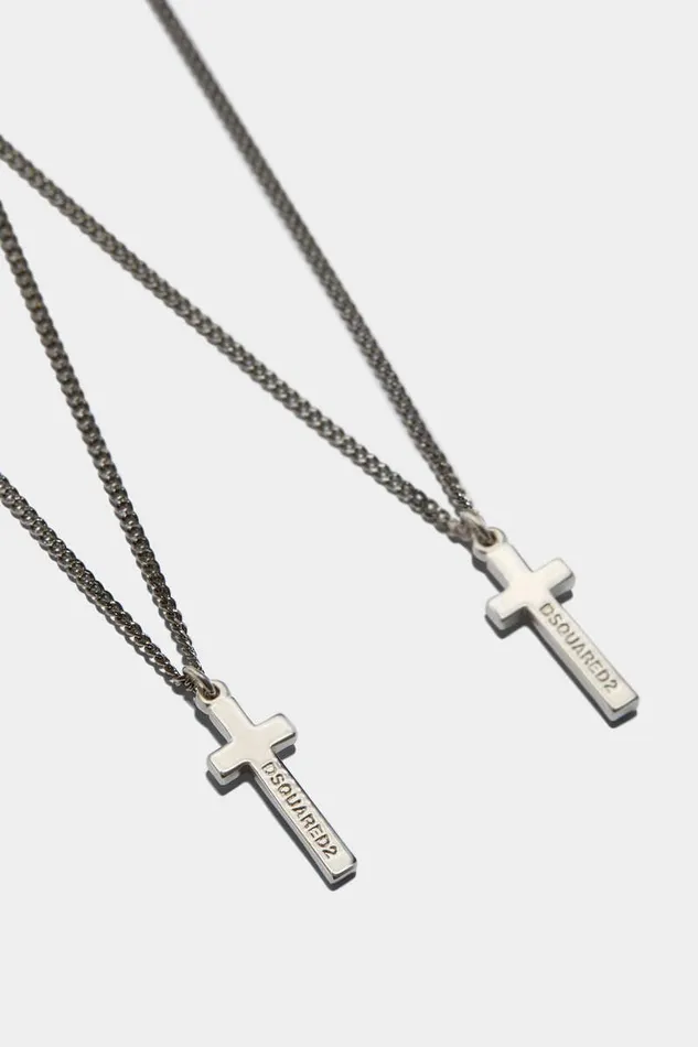 Dsquared2 Jewellery Jesus Necklace Silver 8211 Men