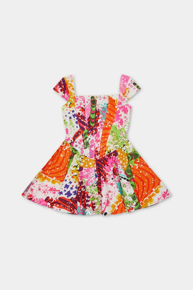 Dsquared2 Ready To Wear D2 Junior Psychedelic Dress Dq003 8211 Kids