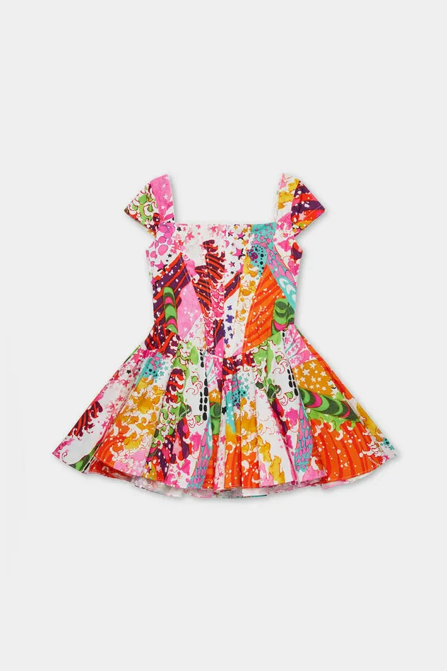 Dsquared2 Ready To Wear D2 Junior Psychedelic Dress Dq003 8211 Kids