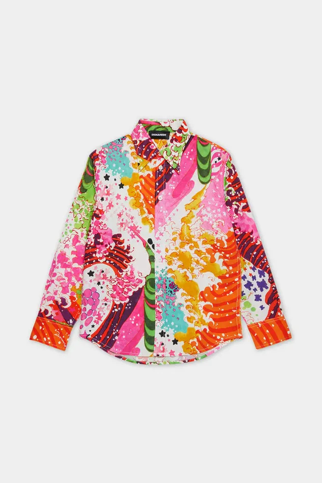 Dsquared2 Ready To Wear D2 Junior Psychedelic Shirt Dq003 8211 Kids