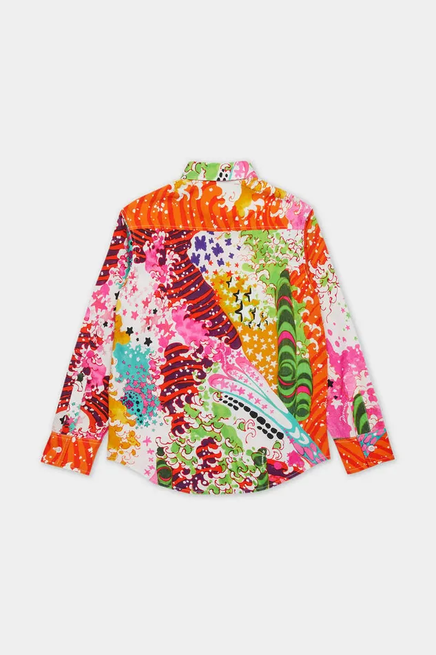 Dsquared2 Ready To Wear D2 Junior Psychedelic Shirt Dq003 8211 Kids